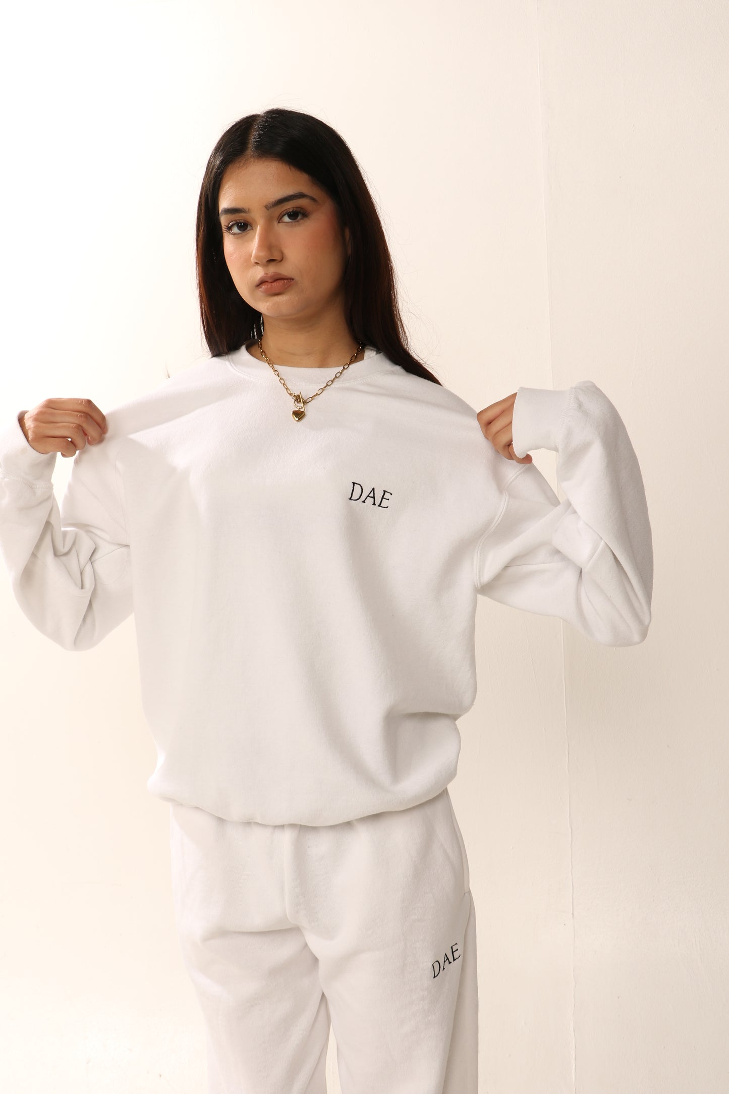 DAE Classic Sweatshirt - White