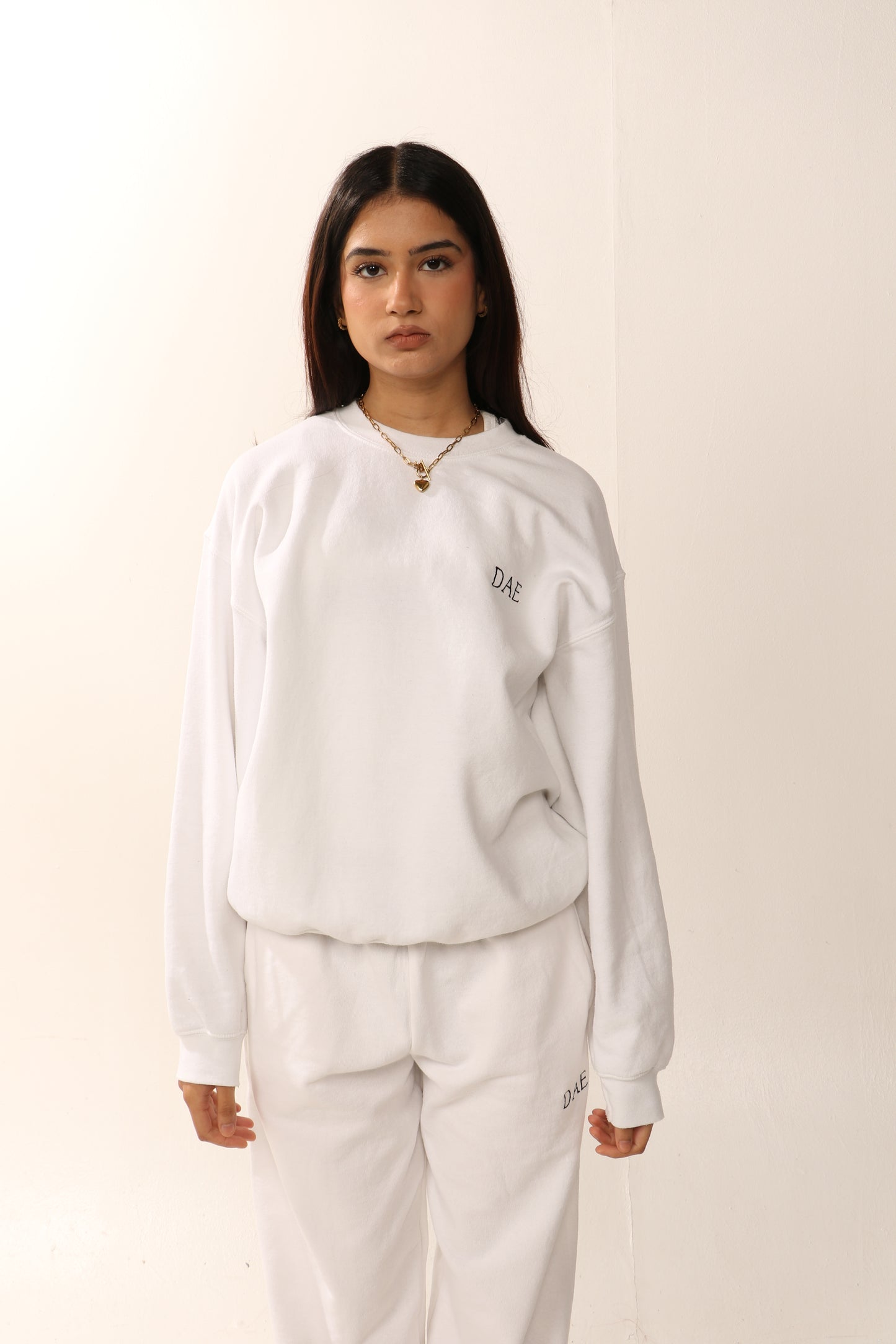 DAE Classic Sweatshirt - White