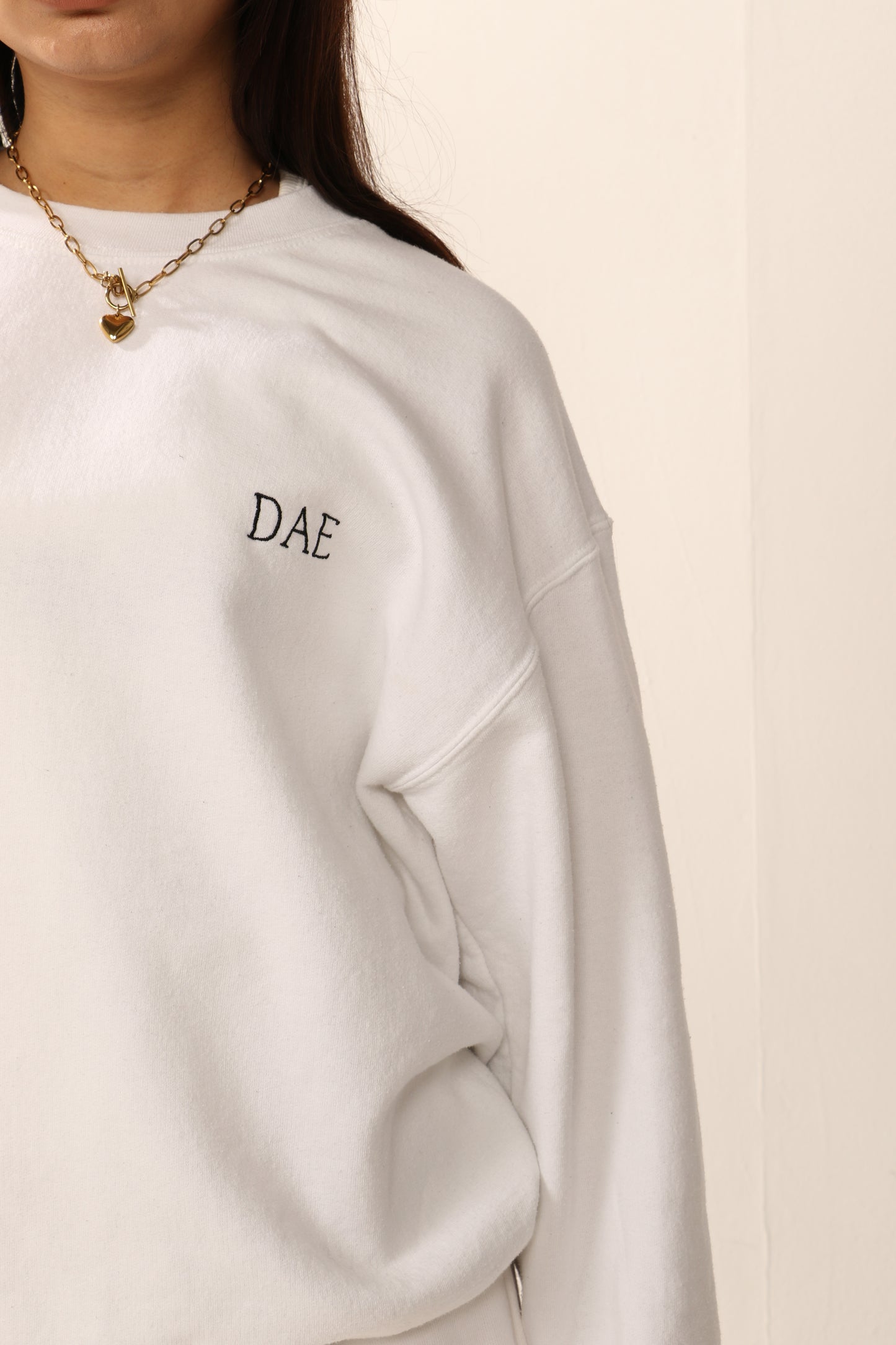 DAE Classic Sweatshirt - White