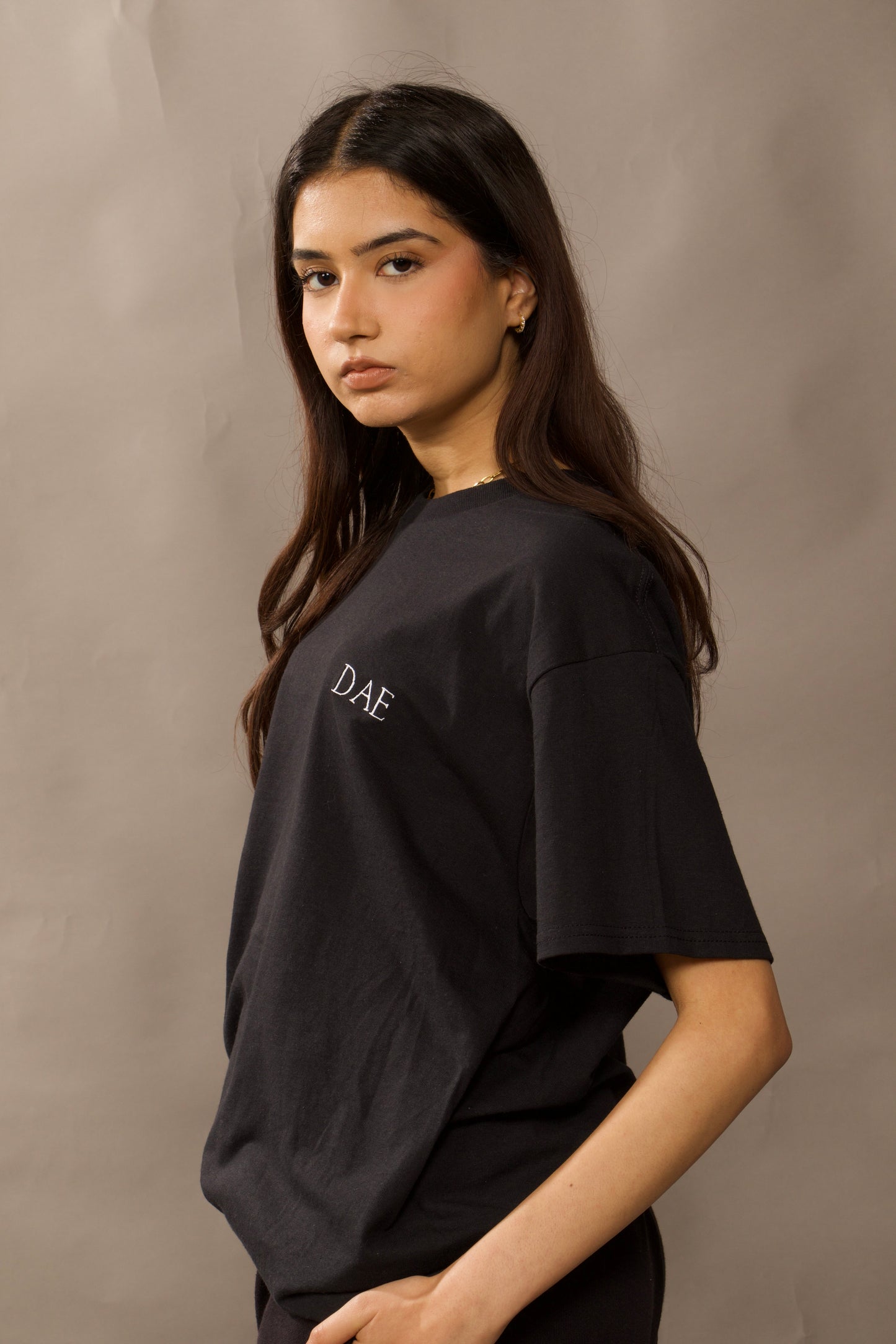 Black oversized Tshirt. Pure cotton T-shirt. 100% cotton. Black oversized tee. Black oversized top.