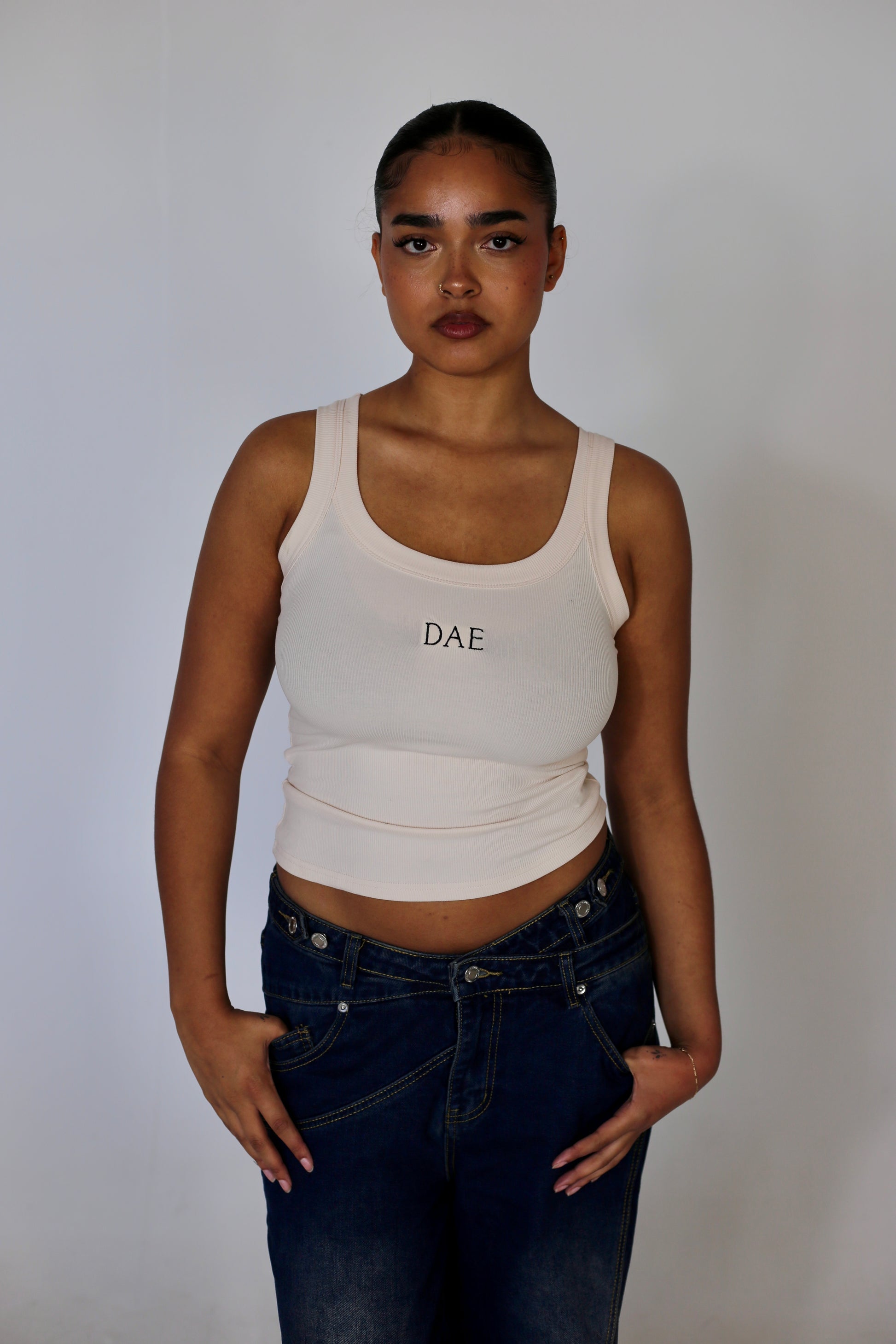 Butter milk tank top, soft material 